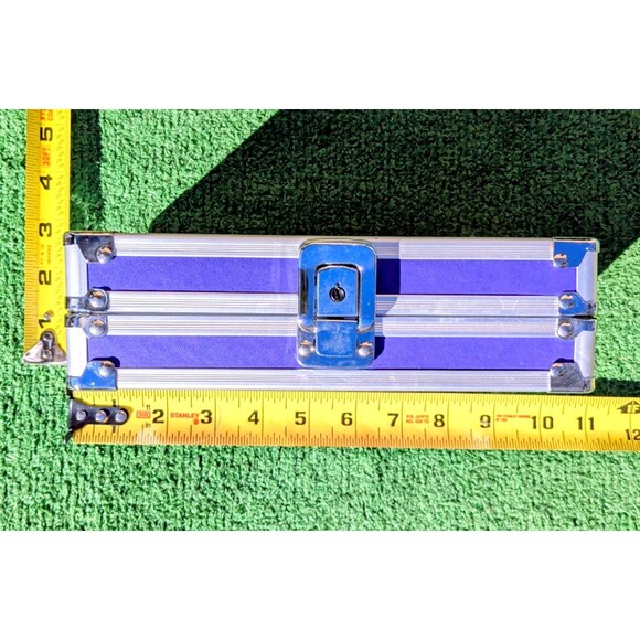 DC Vaultz Batman Batgirl Pink Locking Box Pencil School Supplies Holder EUC - Picture 5 of 8